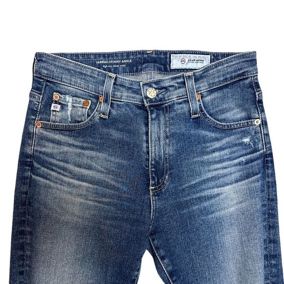 AG Adriano Goldschmied Farrah High-Rise Skinny Ankle Jean Size 26 - Picture 7 of 11